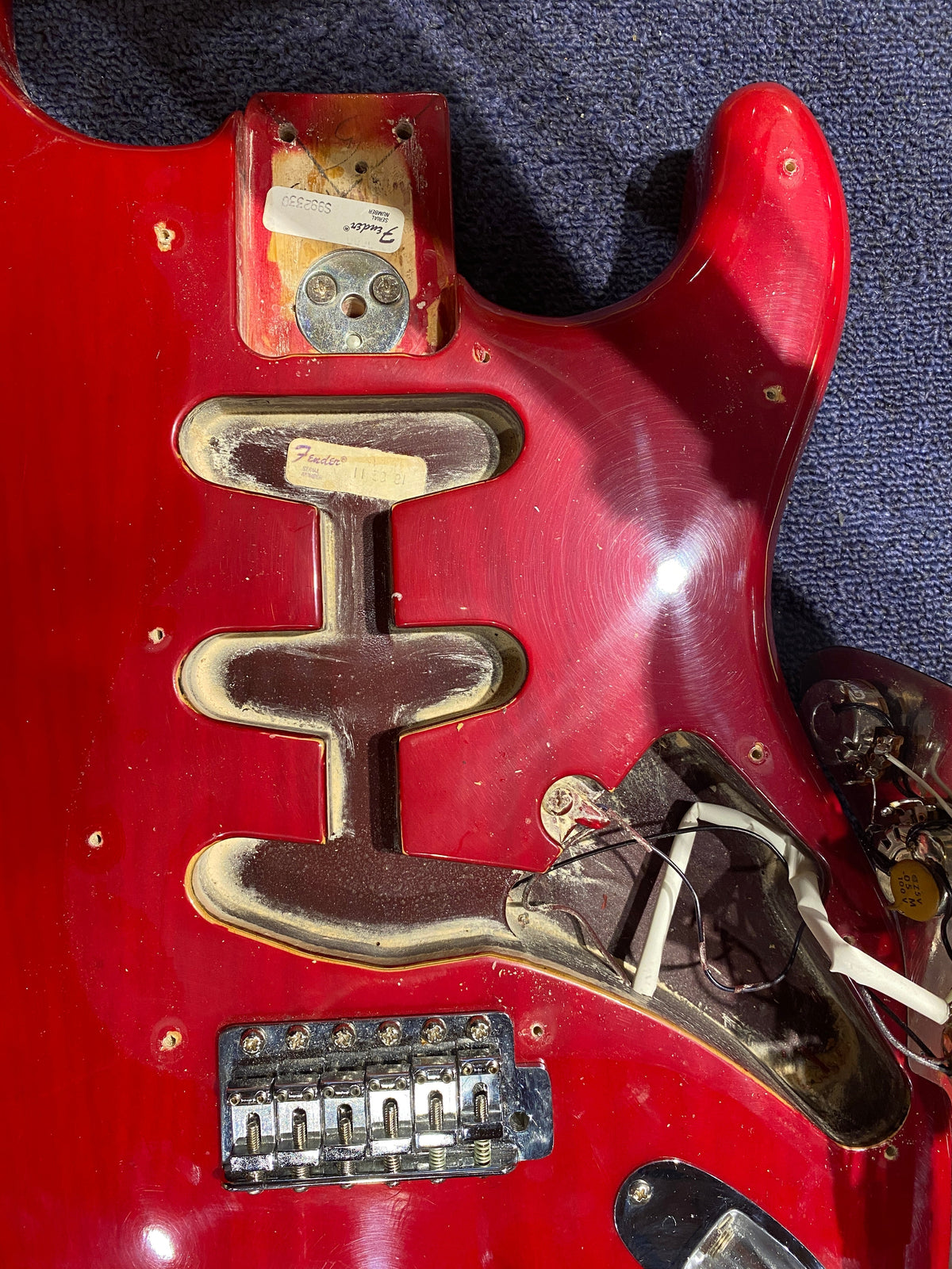 Fender Stratocaster Red 1982 - View 11 | MusicMarket