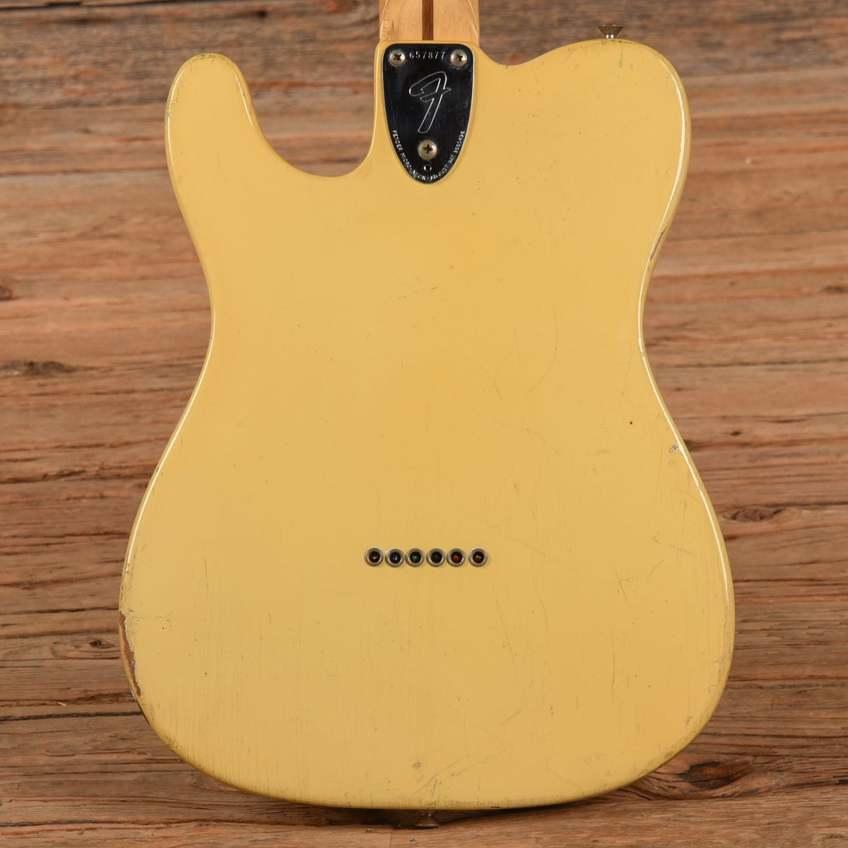 Fender Telecaster Custom Olympic White 1976 - View 3 | MusicMarket