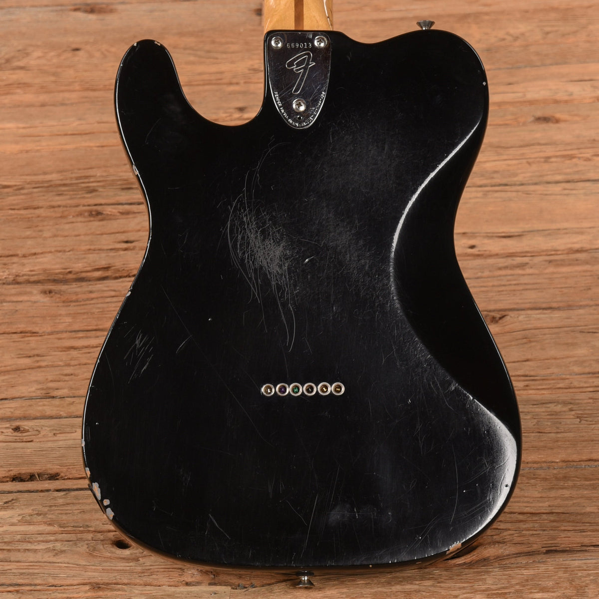Fender Telecaster Deluxe Black 1975 - View 3 | MusicMarket