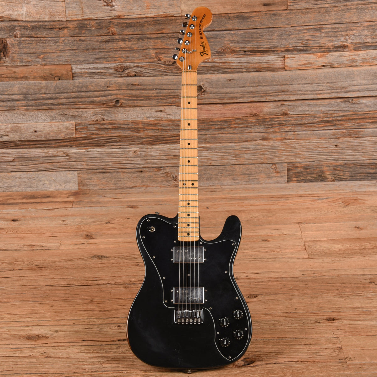 Fender Telecaster Deluxe Black 1978 - View 4 | MusicMarket