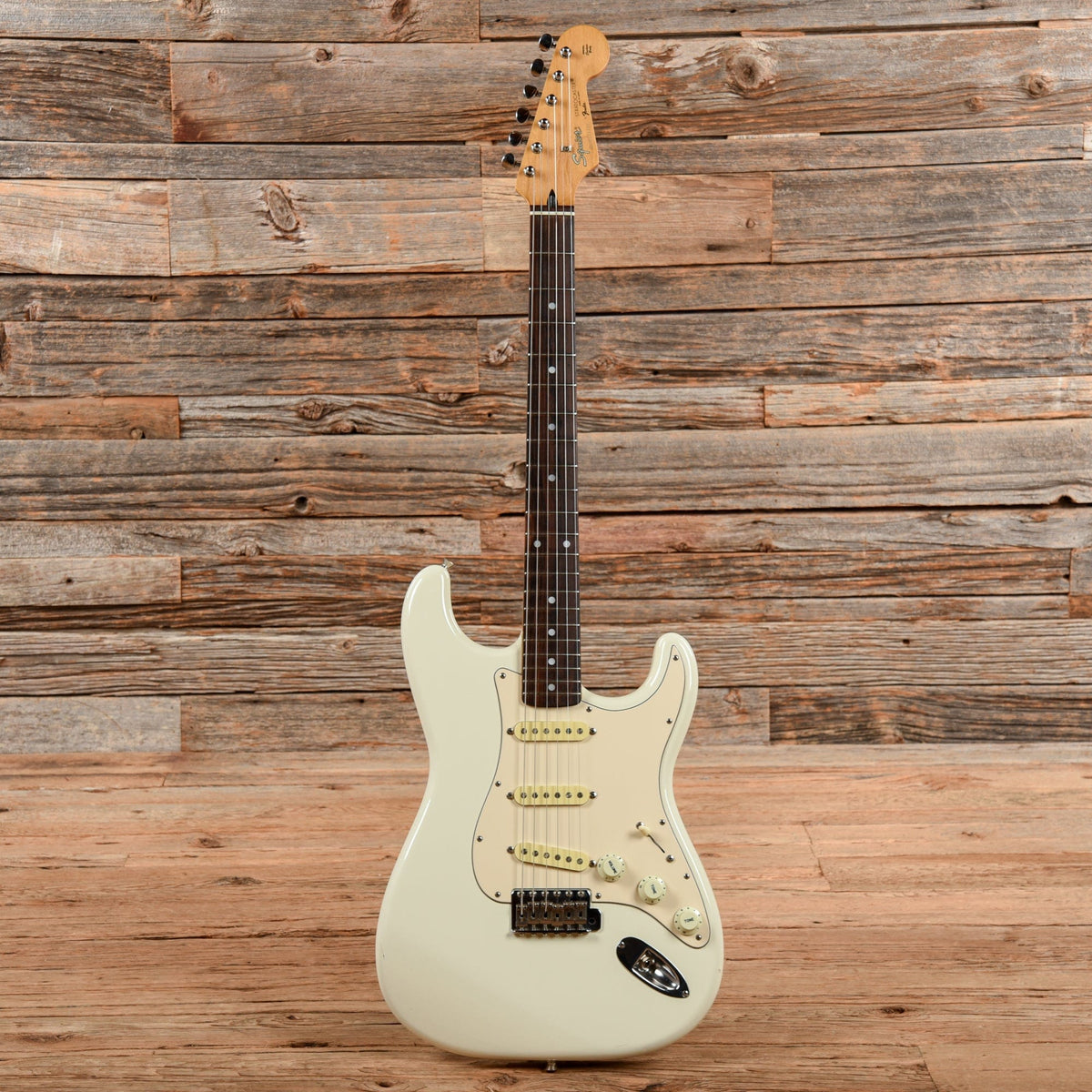 Fender Wayne's World Squier Strat White - View 4 | MusicMarket