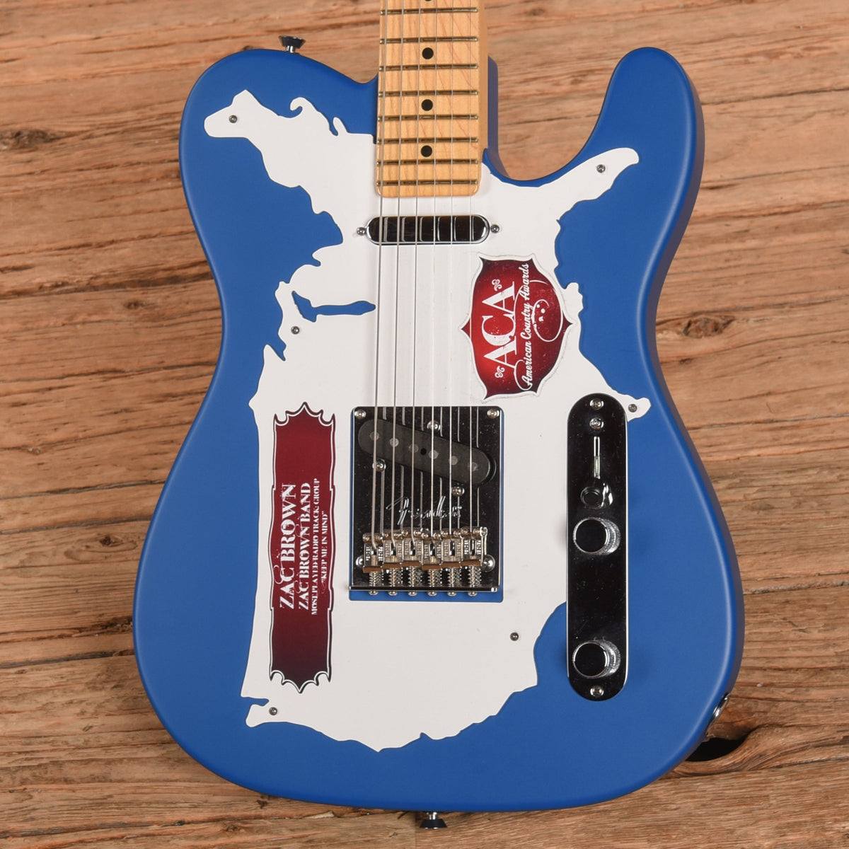Fender American Country Awards Telecaster Blue 2012 - Zac Brown - View 2 | MusicMarket