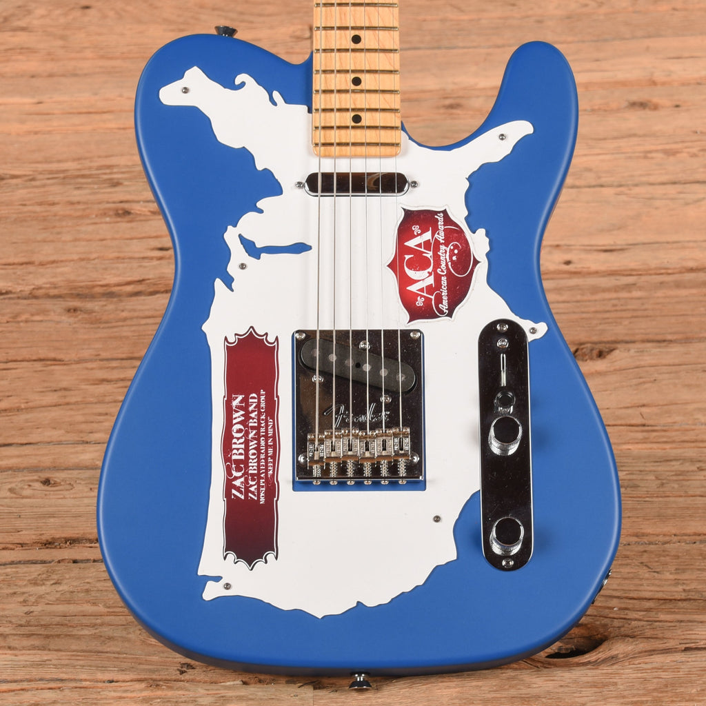 Fender American Country Awards Telecaster Blue 2012 - Zac Brown - MusicMarket