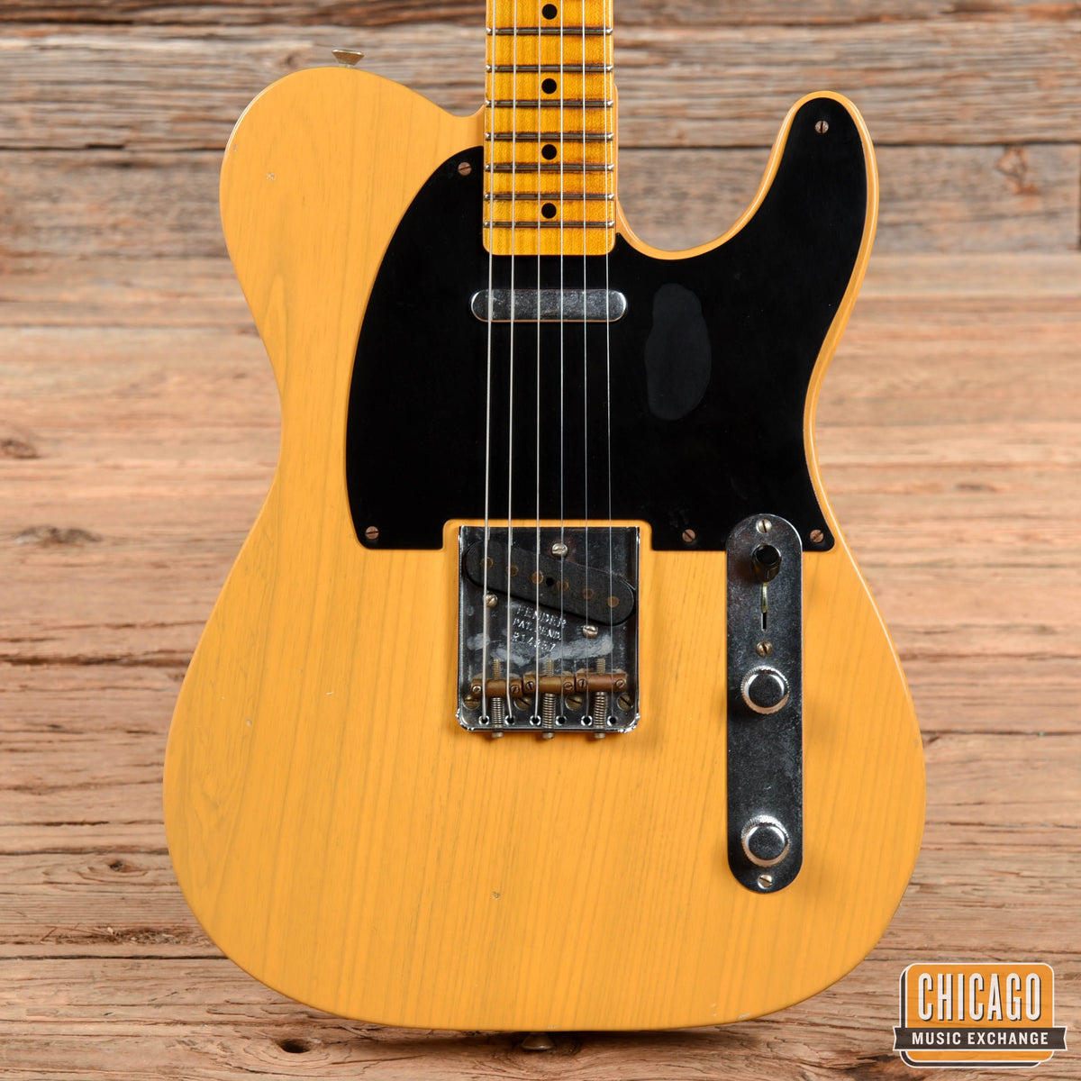 Fender Custom Shop 20th Anniversary Relic Nocaster, Butterscotch Blonde - View 3 | MusicMarket