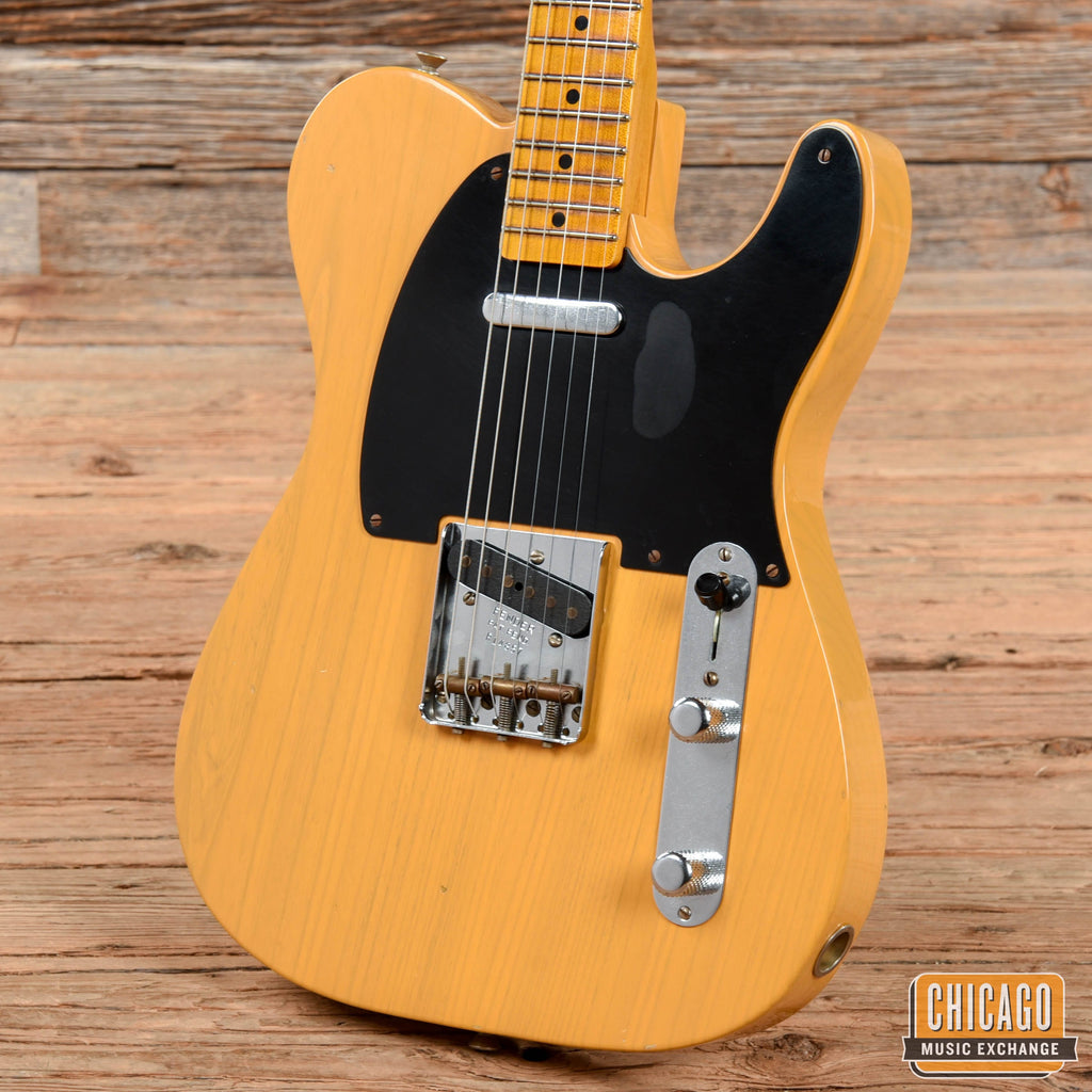 Fender Custom Shop 20th Anniversary Relic Nocaster, Butterscotch Blonde - View 4 | MusicMarket