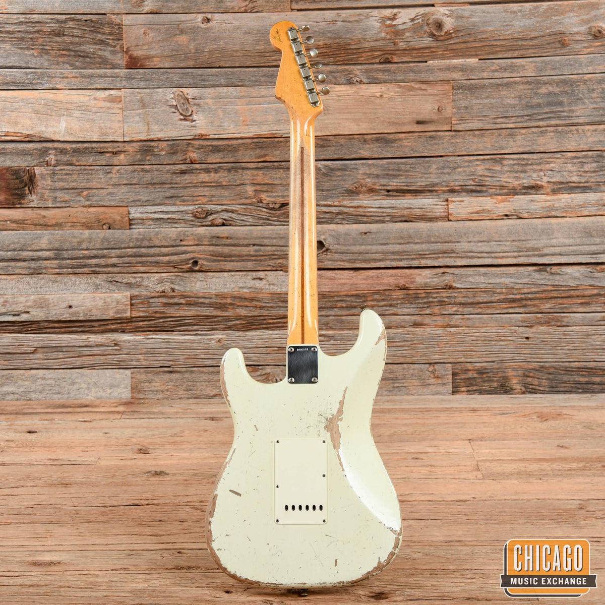 Fender Custom Shop '56 Active Journeyman Relic Stratocaster Masterbuilt Todd Krause Olympic White - View 2 | MusicMarket