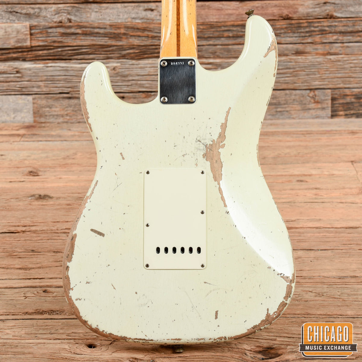 Fender Custom Shop '56 Active Journeyman Relic Stratocaster Masterbuilt Todd Krause Olympic White - View 5 | MusicMarket