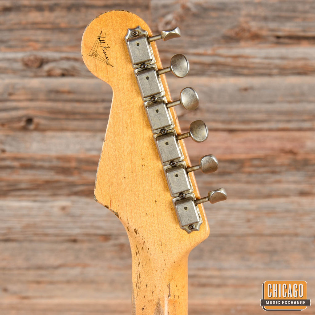 Fender Custom Shop '56 Active Journeyman Relic Stratocaster Masterbuilt Todd Krause Olympic White - View 7 | MusicMarket