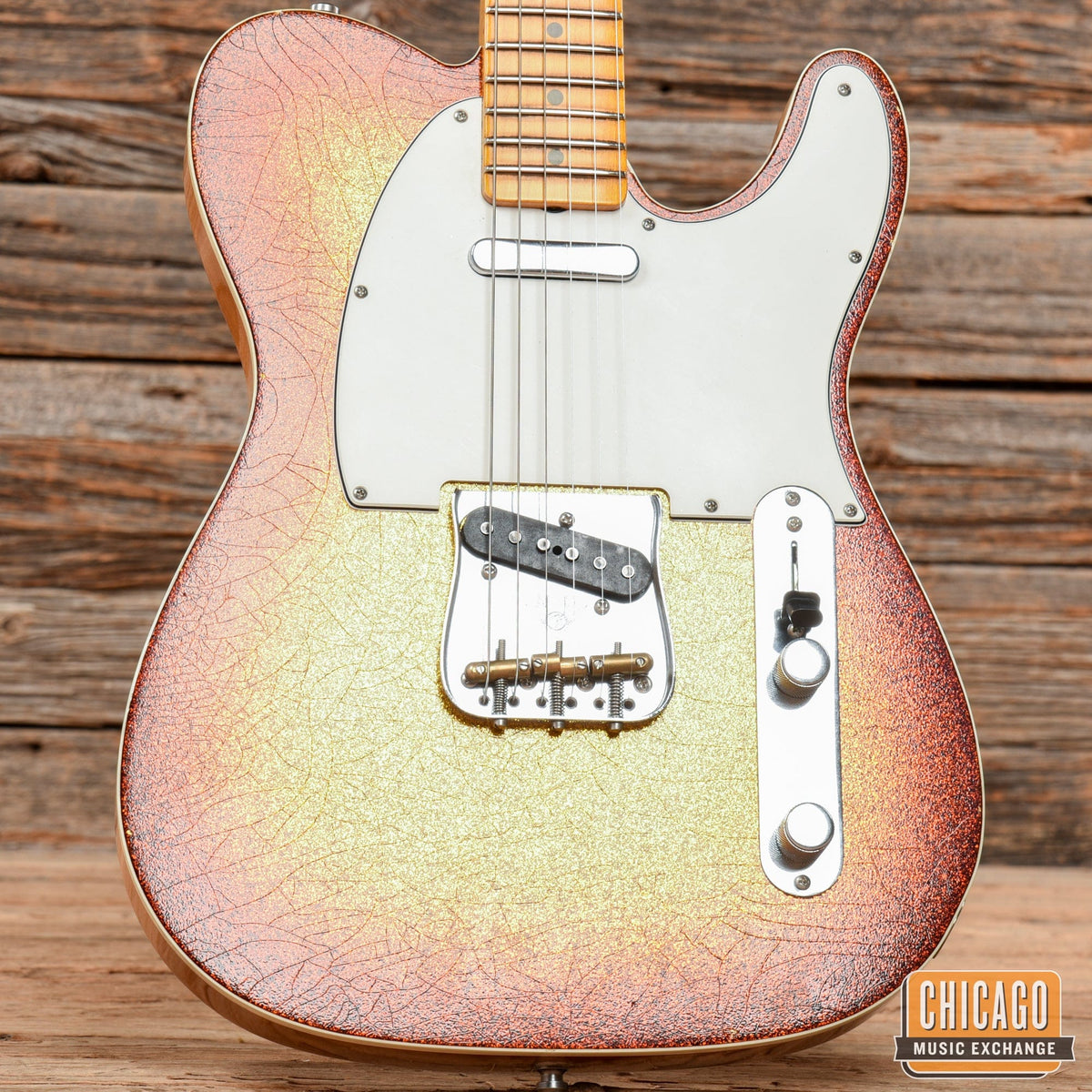 Fender Custom Shop Limited Edition Postmodern Telecaster Journeyman Relic 3-Tone Sunburst Sparkle - View 8 | MusicMarket
