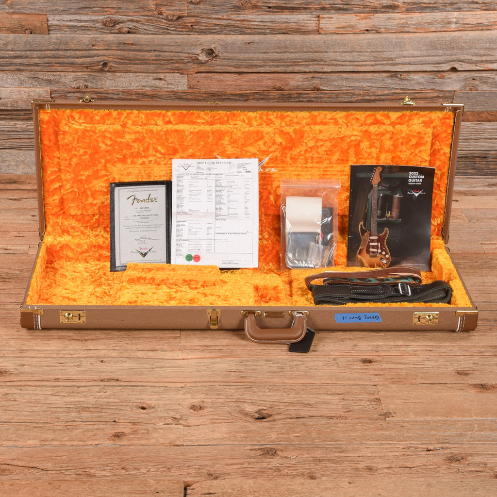 Fender Custom Telecaster Metallic Blue over 3-Color Sunburst - Zac Brown - View 9 | MusicMarket
