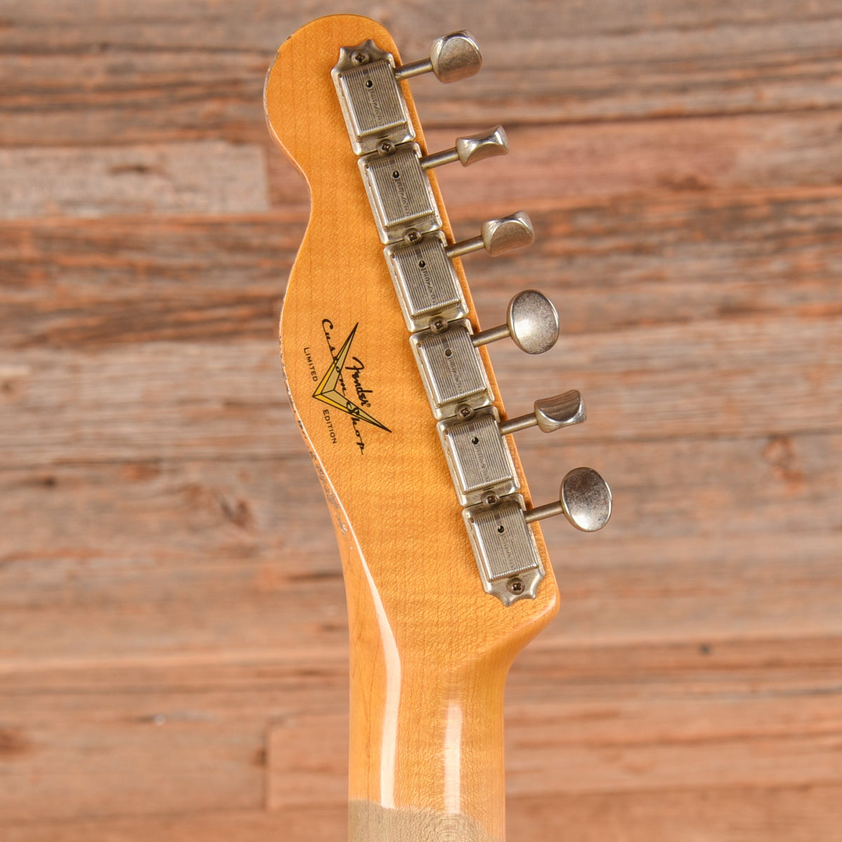 Fender Custom Telecaster Metallic Blue over 3-Color Sunburst - Zac Brown - View 7 | MusicMarket