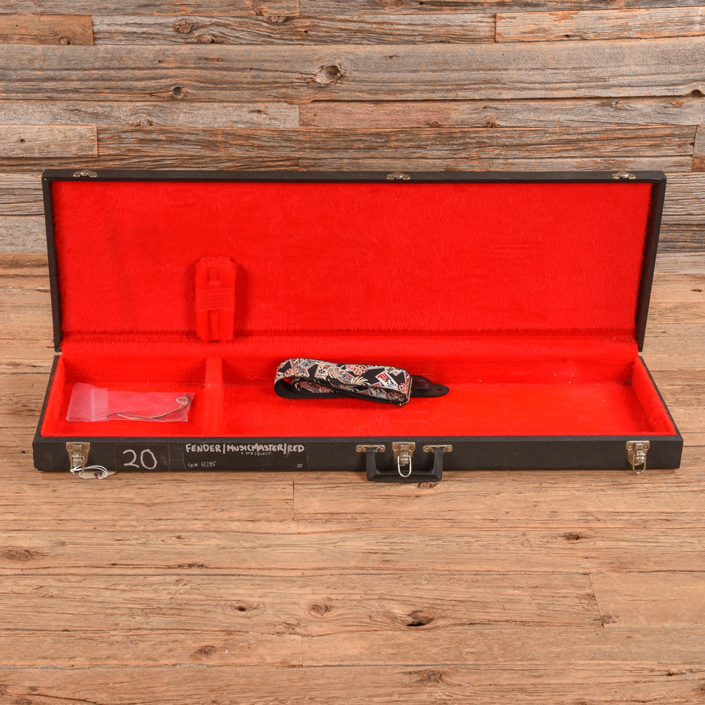 Fender Music Master Candy Apple Red 1959 - John Oates - View 9 | MusicMarket