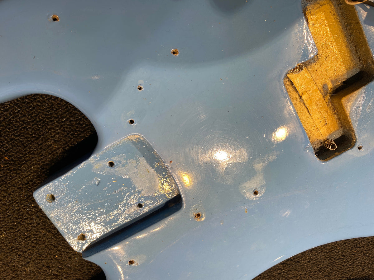 Fender Precision Bass Blue Refin 1965 - Zac Brown - View 13 | MusicMarket