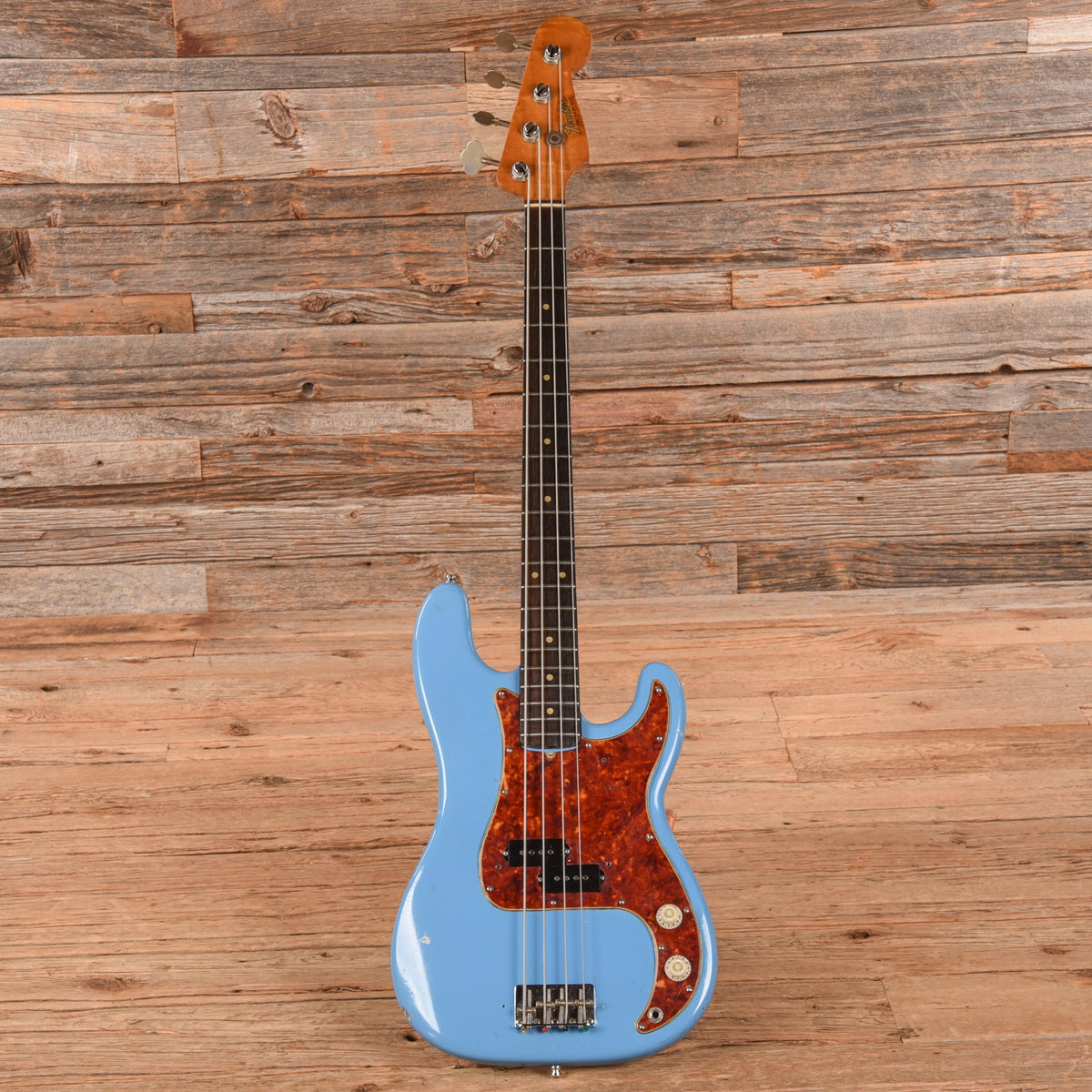 Fender Precision Bass Blue Refin 1965 - Zac Brown - View 4 | MusicMarket