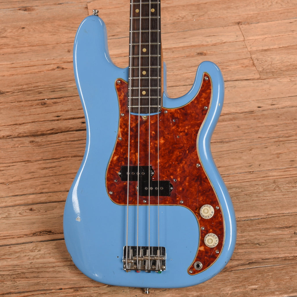 Fender Precision Bass Blue Refin 1965 - Zac Brown - View 2 | MusicMarket