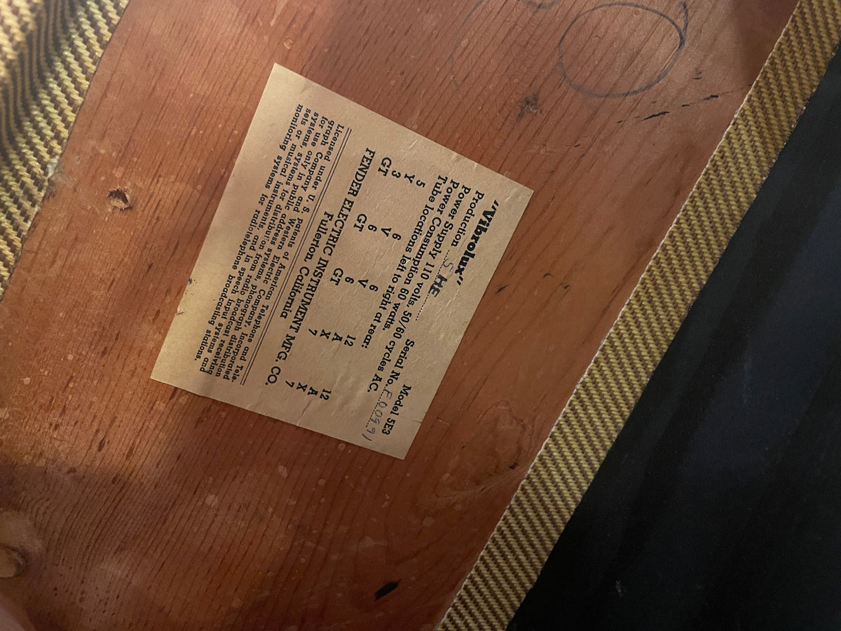 Fender Vibrolux Tweed 1958 - View 8 | MusicMarket