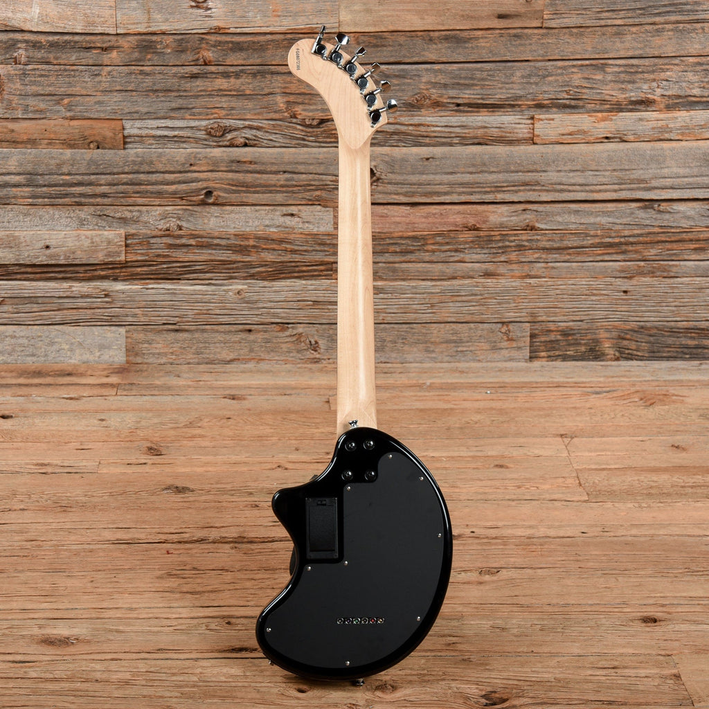 Fernandes Bean Shaped Travel Guitar/Amp Black with Flames - View 5 | MusicMarket
