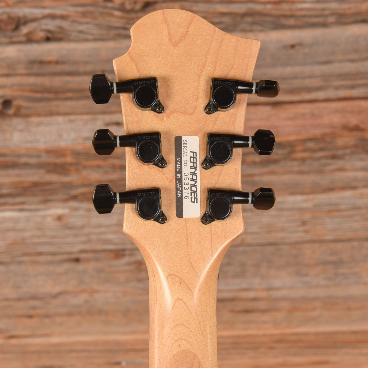 Fernandes Vertigo Black - Zac Brown - View 7 | MusicMarket