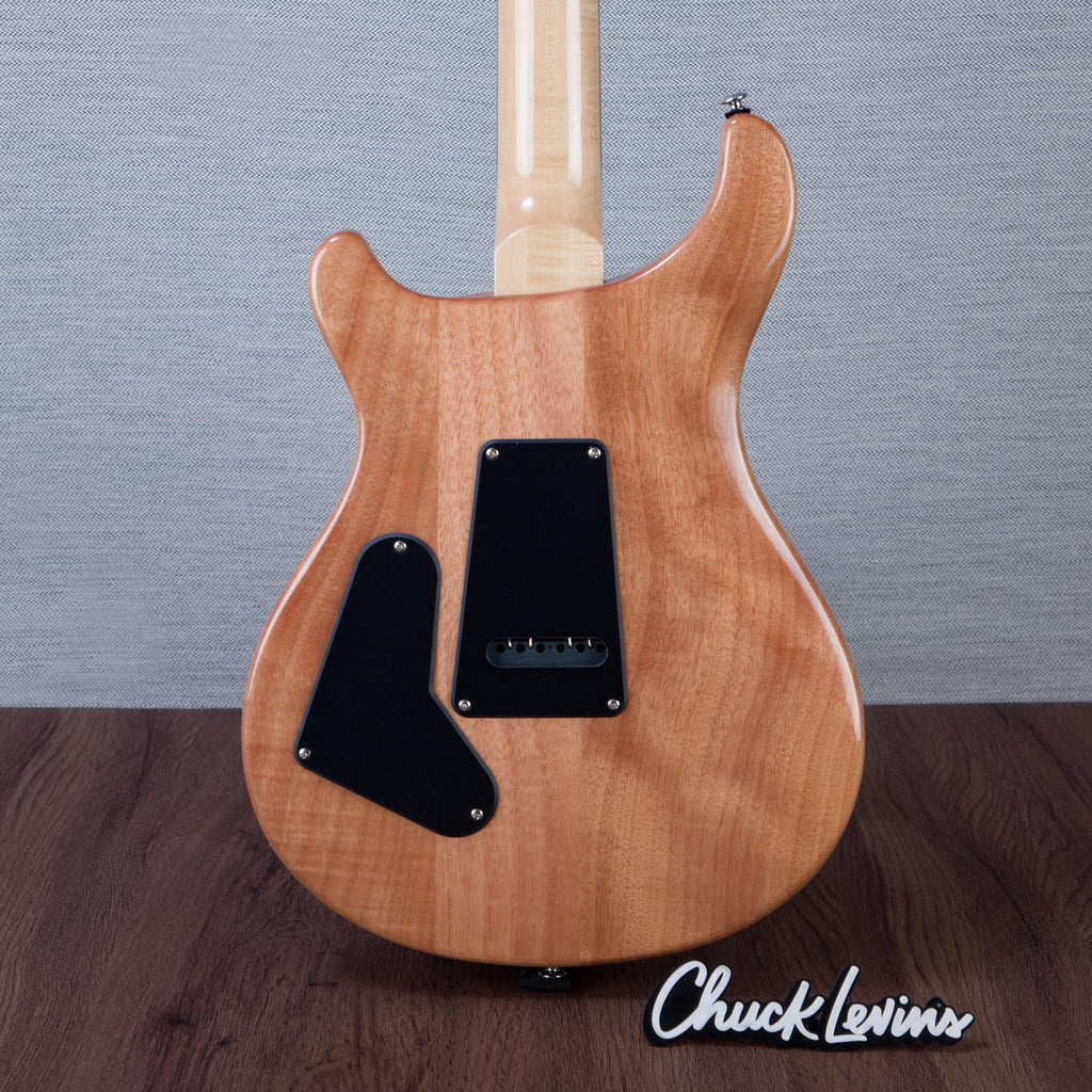 PRS SE Custom 24 Electric Guitar - Blue Matteo/Natural Back - View 5 | MusicMarket
