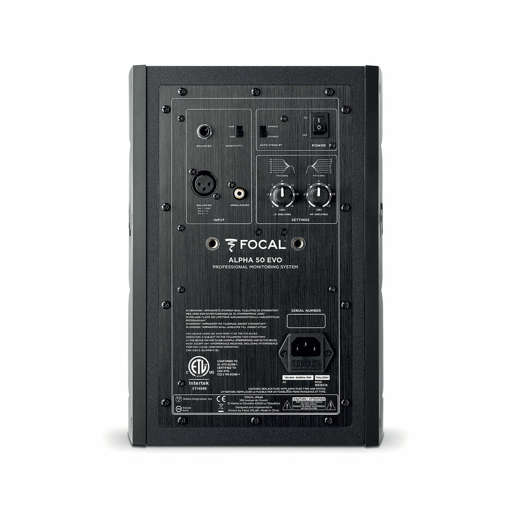 Focal Alpha 50 Evo 2-Way 5" Active Studio Monitor - View 3 | MusicMarket