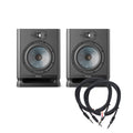 Focal Alpha 80 Evo 8" Active Studio Monitor Pair and (2) TRS Cable Bundle - MusicMarket