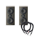 Focal Shape Twin Dual 5" Active Studio Monitor Pair and (2) TRS Cable Bundle - MusicMarket