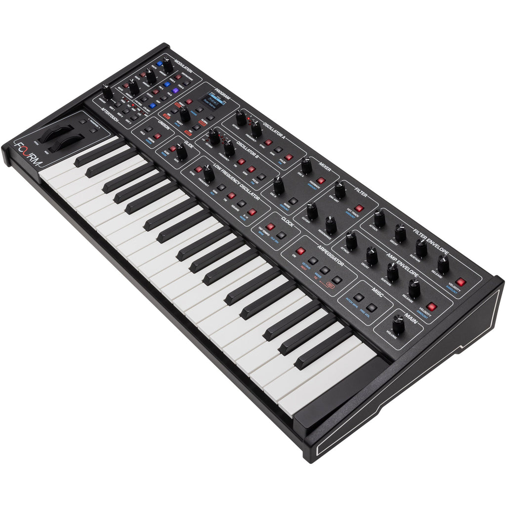 Sequential Fourm 37-Key 4 Voice Analog Synthesizer w/ Polyphonic Aftertouch - View 2 | MusicMarket
