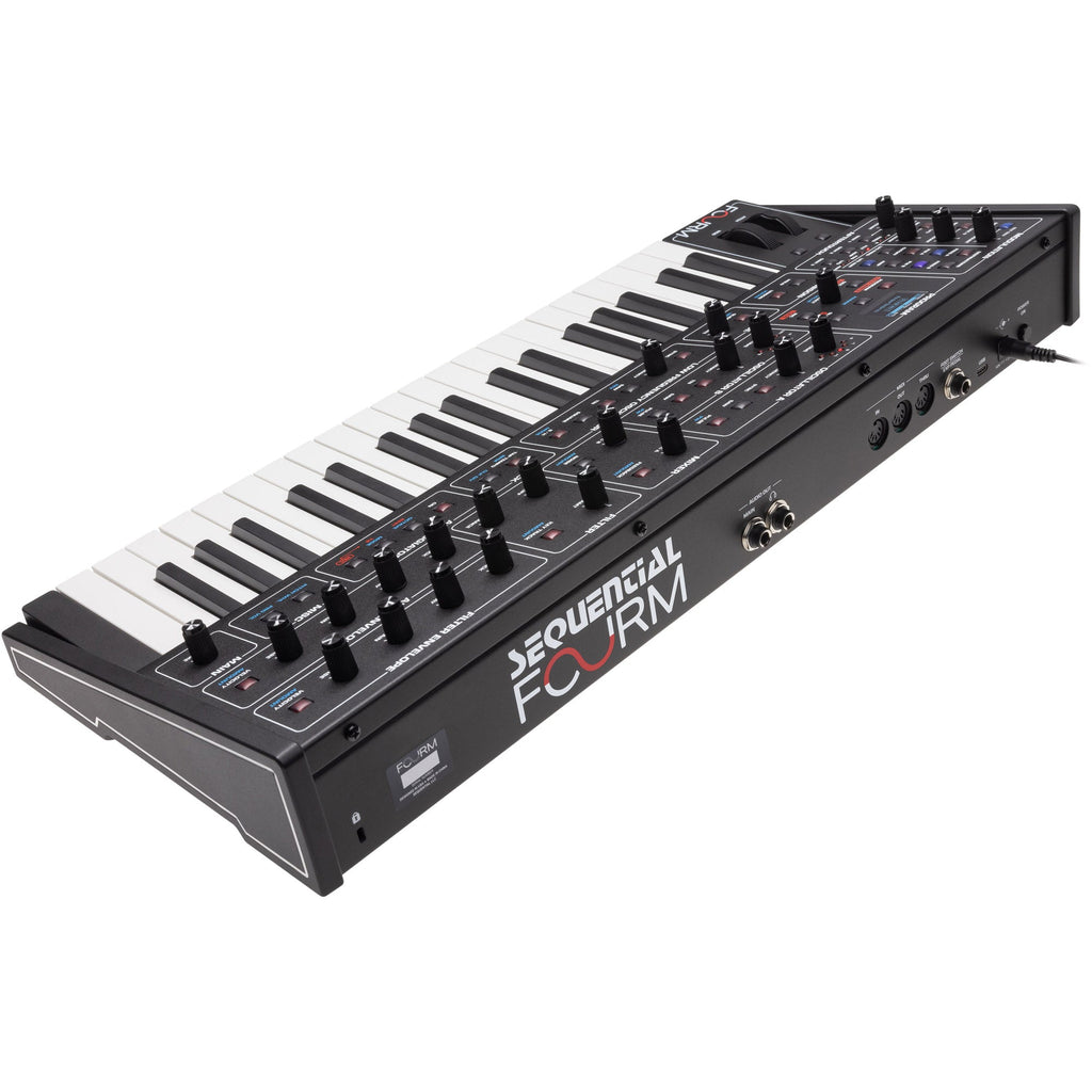 Sequential Fourm 37-Key 4 Voice Analog Synthesizer w/ Polyphonic Aftertouch - View 6 | MusicMarket