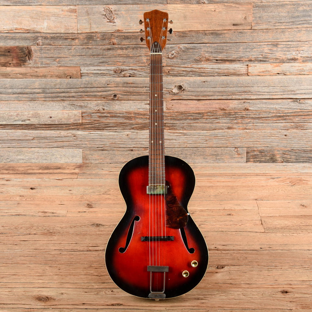 Framus 5/57 Studio Red Burst 1966 - View 4 | MusicMarket