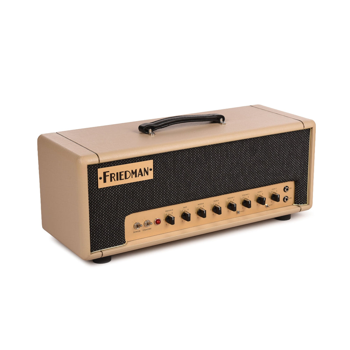 Friedman Small Box 50W EL34 Head Vanilla Taurus w/ Heritage Black & Silver Grille - View 2 | MusicMarket