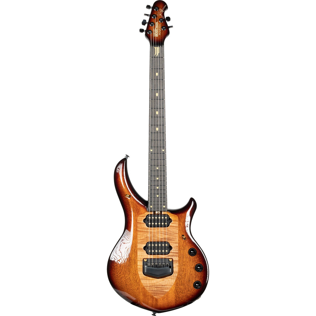Music Man Majesty 6 20th Anniversary 6-String Electric Guitar in Honey Butter - View 2 | MusicMarket