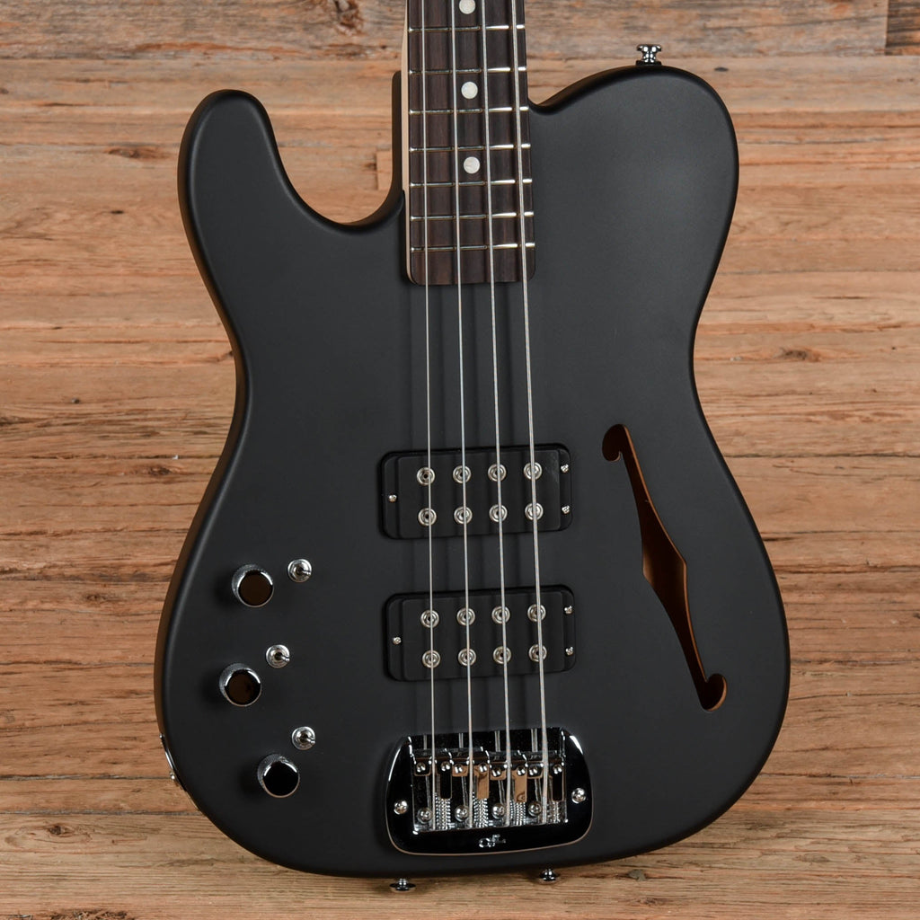 G&L USA ASAT Bass Semi-Hollow Satin Black LEFTY - View 2 | MusicMarket