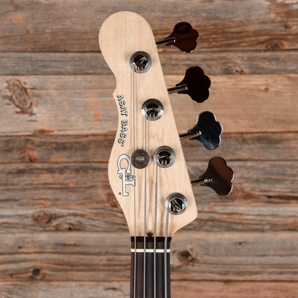 G&L USA ASAT Bass Semi-Hollow Satin Black LEFTY - View 6 | MusicMarket
