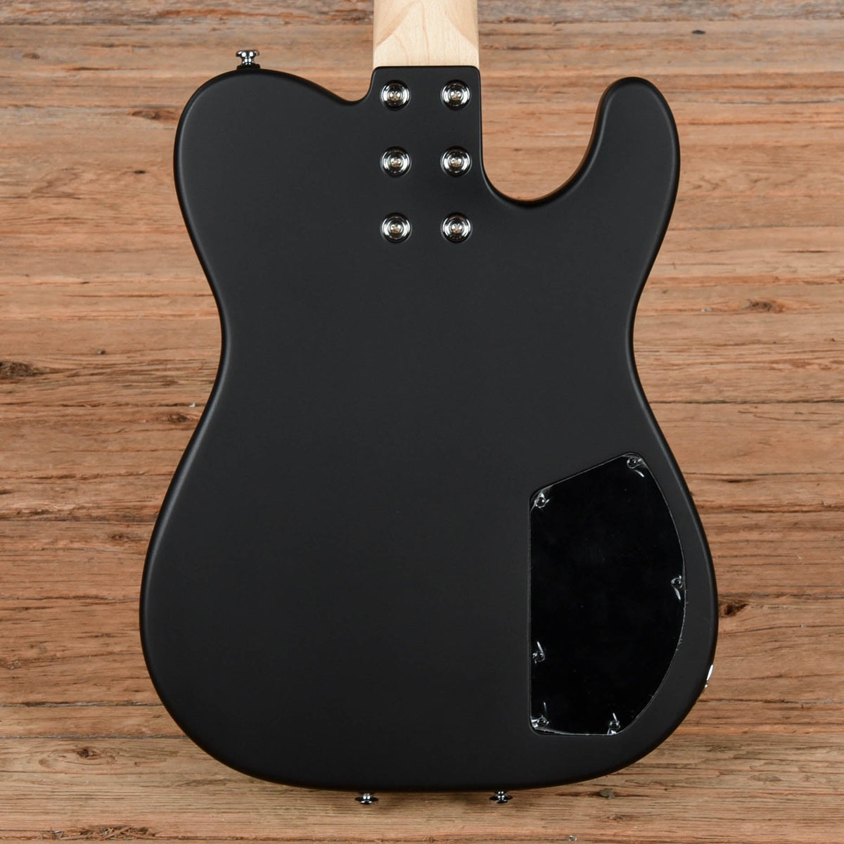 G&L USA ASAT Bass Semi-Hollow Satin Black LEFTY - View 3 | MusicMarket