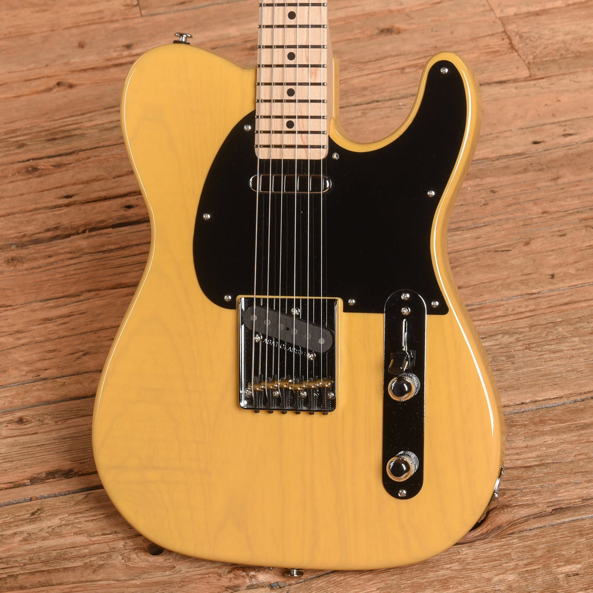 G&L Fullerton Deluxe ASAT Classic Blonde 2025 - View 2 | MusicMarket