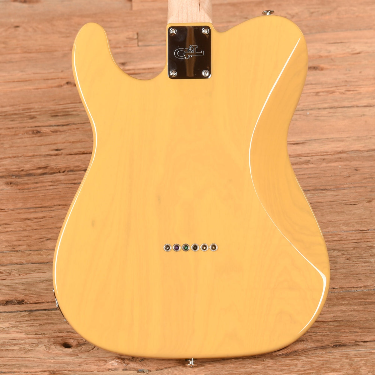 G&L Fullerton Deluxe ASAT Classic Blonde 2025 - View 3 | MusicMarket