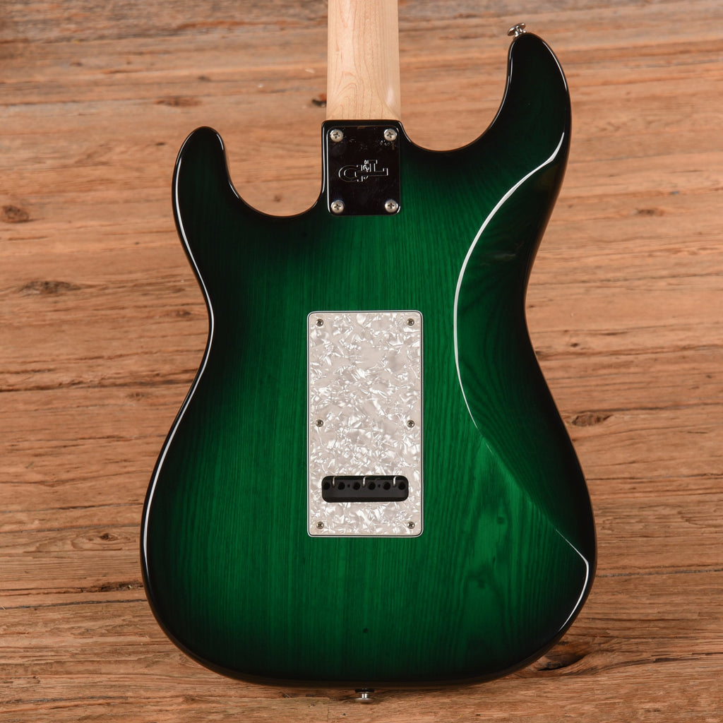 G&L S-500 Greenburst 2005 - View 3 | MusicMarket