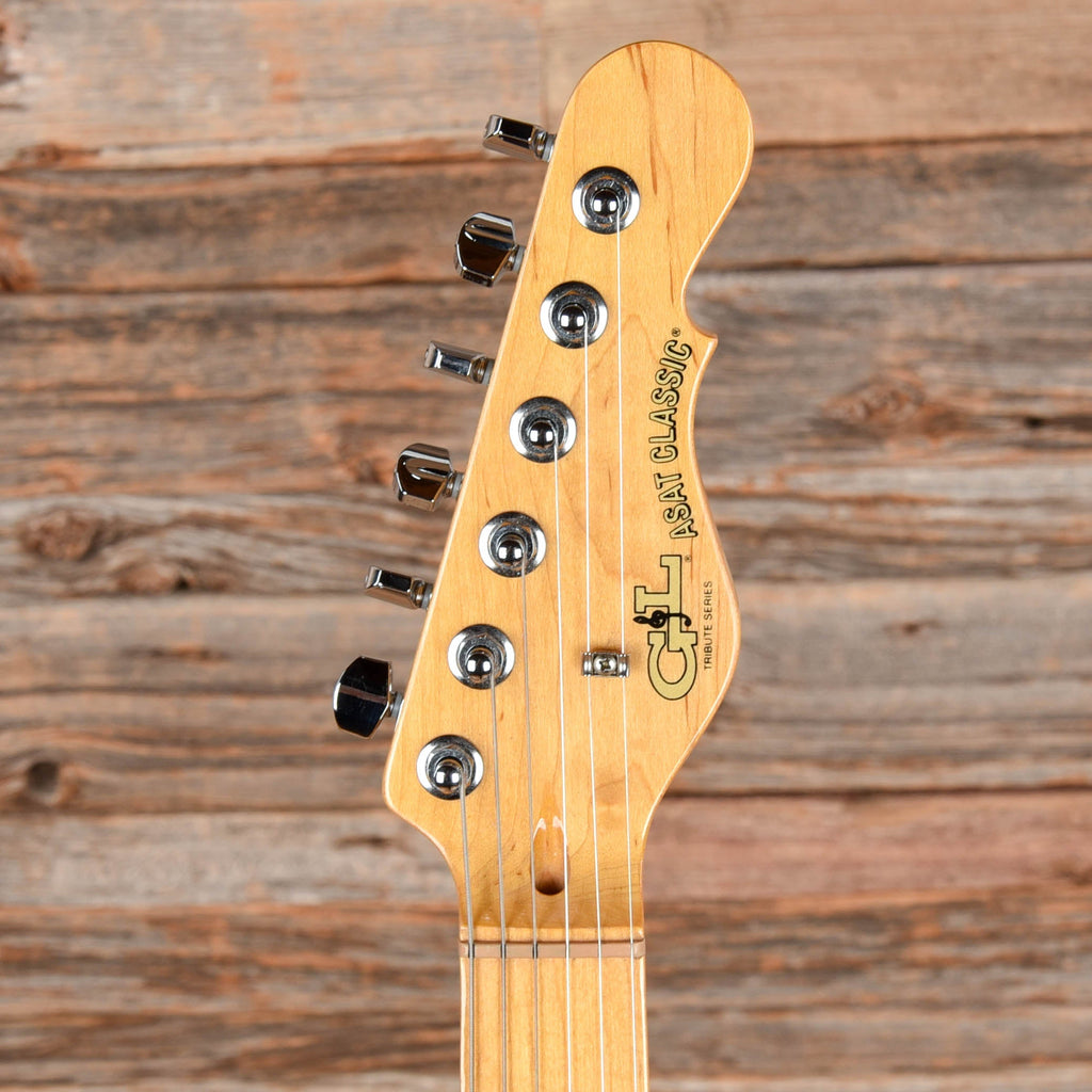 G&L Tribute Series ASAT Classic Bluesboy Semi-Hollow Transparent Orange - View 6 | MusicMarket