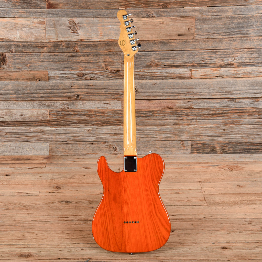 G&L Tribute Series ASAT Classic Bluesboy Semi-Hollow Transparent Orange - View 5 | MusicMarket