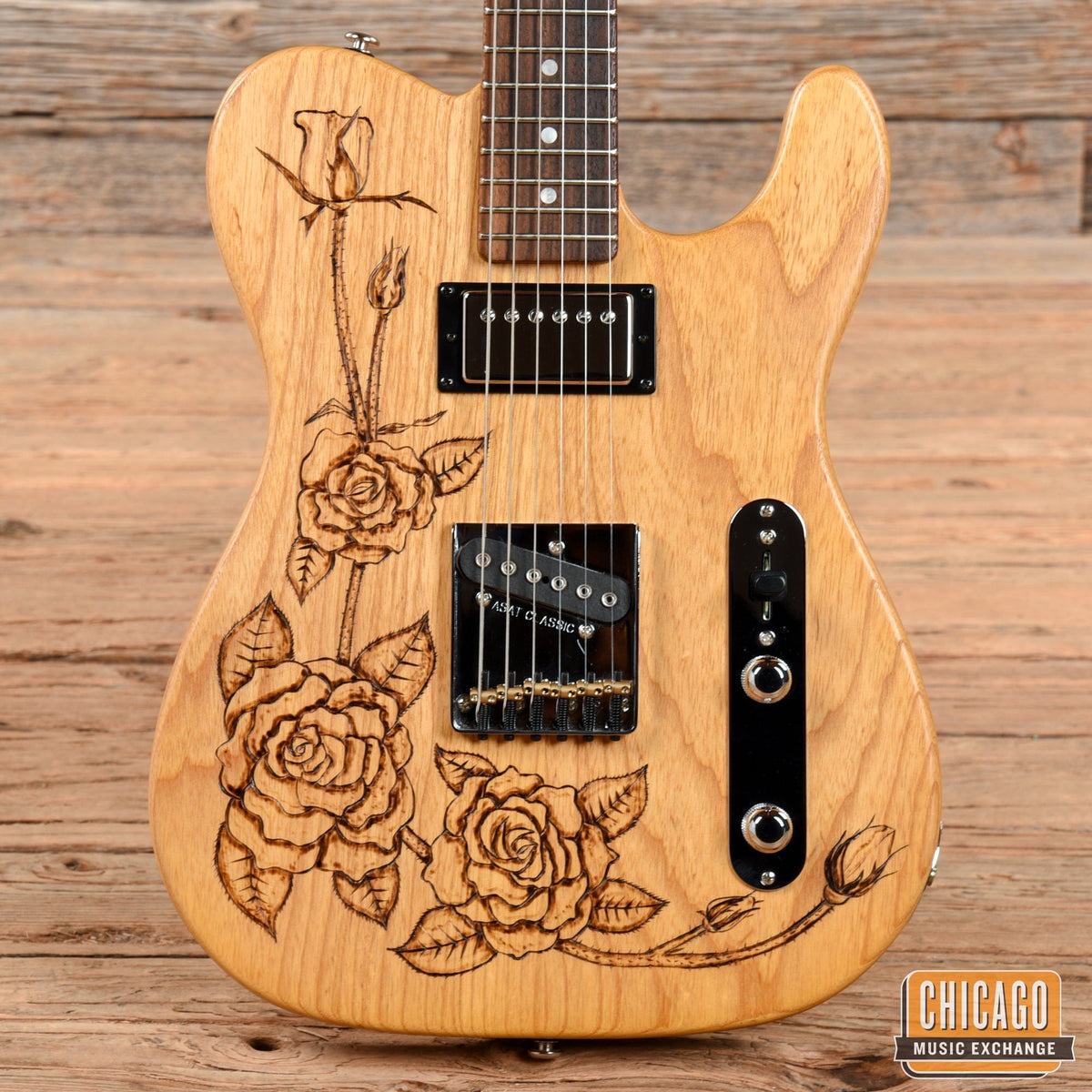 G&L ASAT Classic Bluesboy "The Roses" Limited Edition Tele Guitar - View 4 | MusicMarket