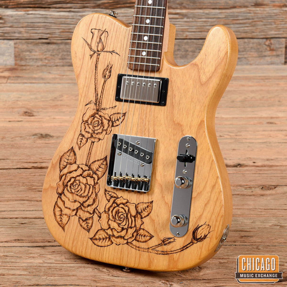 G&L ASAT Classic Bluesboy "The Roses" Limited Edition Tele Guitar - View 3 | MusicMarket