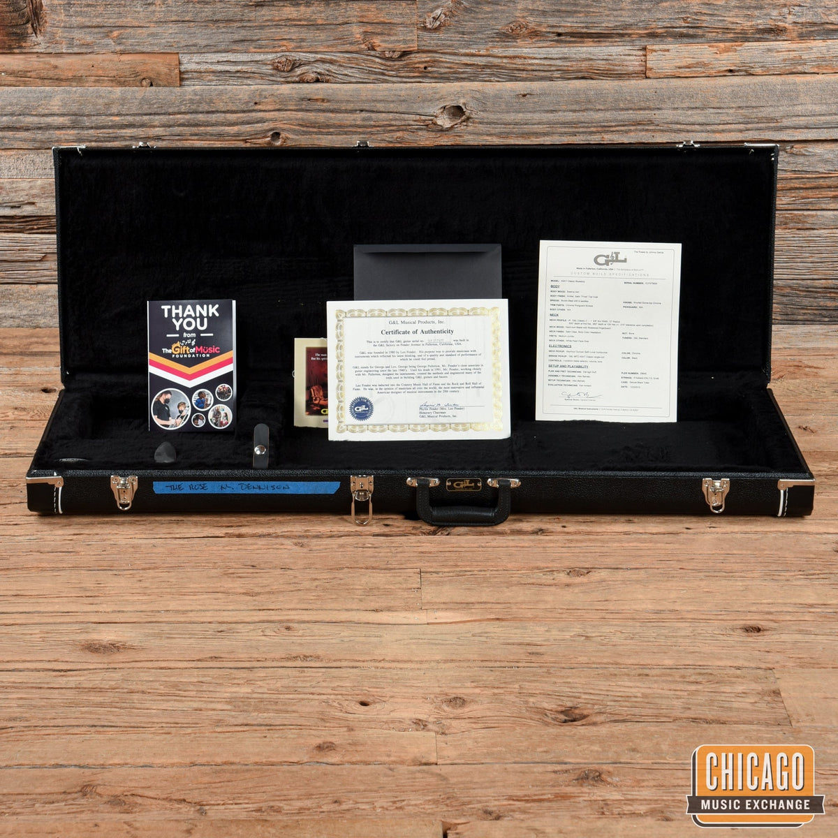 G&L ASAT Classic Bluesboy "The Roses" Limited Edition Tele Guitar - View 11 | MusicMarket