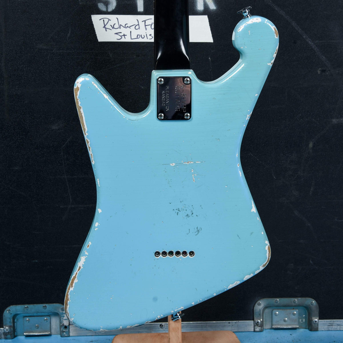 G-Sharp Fortus Signature Model Baritone Sonic Blue Relic - View 6 | MusicMarket