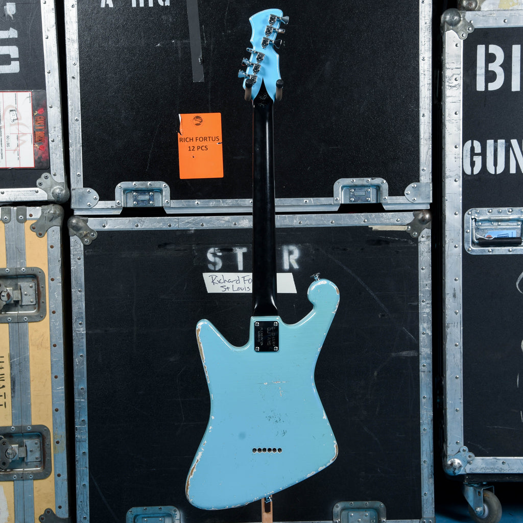 G-Sharp Fortus Signature Model Baritone Sonic Blue Relic - View 2 | MusicMarket