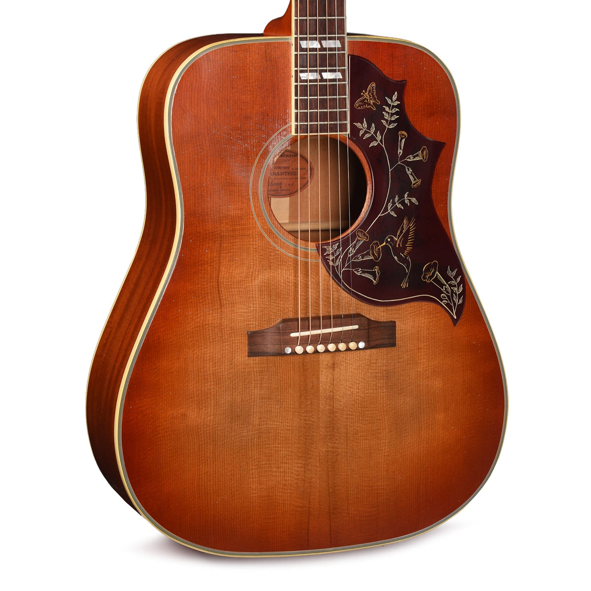 Gibson Custom Shop Historic Reissue 1960 Hummingbird Heritage Cherry Sunburst Murphy Lab Light Aged - MusicMarket