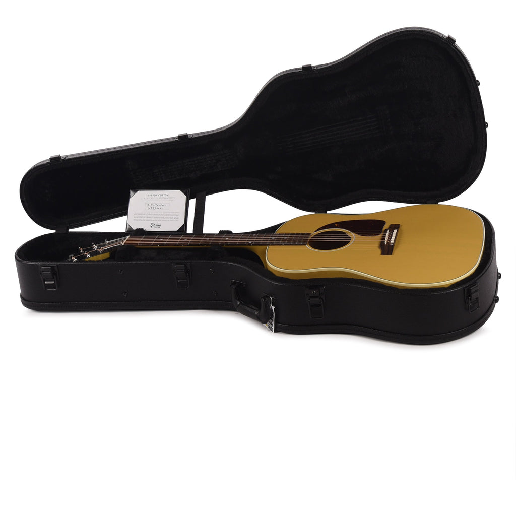 Gibson Custom Shop Limited Run J-45 All Mahogany TV Yellow Gloss - View 8 | MusicMarket