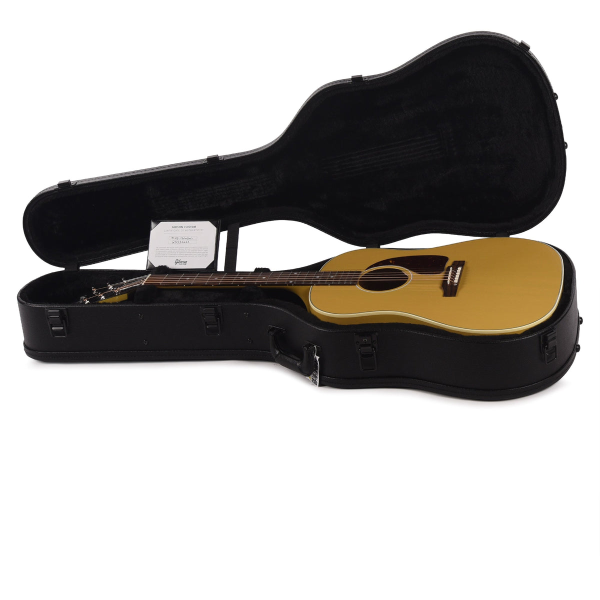 Gibson Custom Shop Limited Run J-45 All Mahogany TV Yellow Gloss - View 8 | MusicMarket