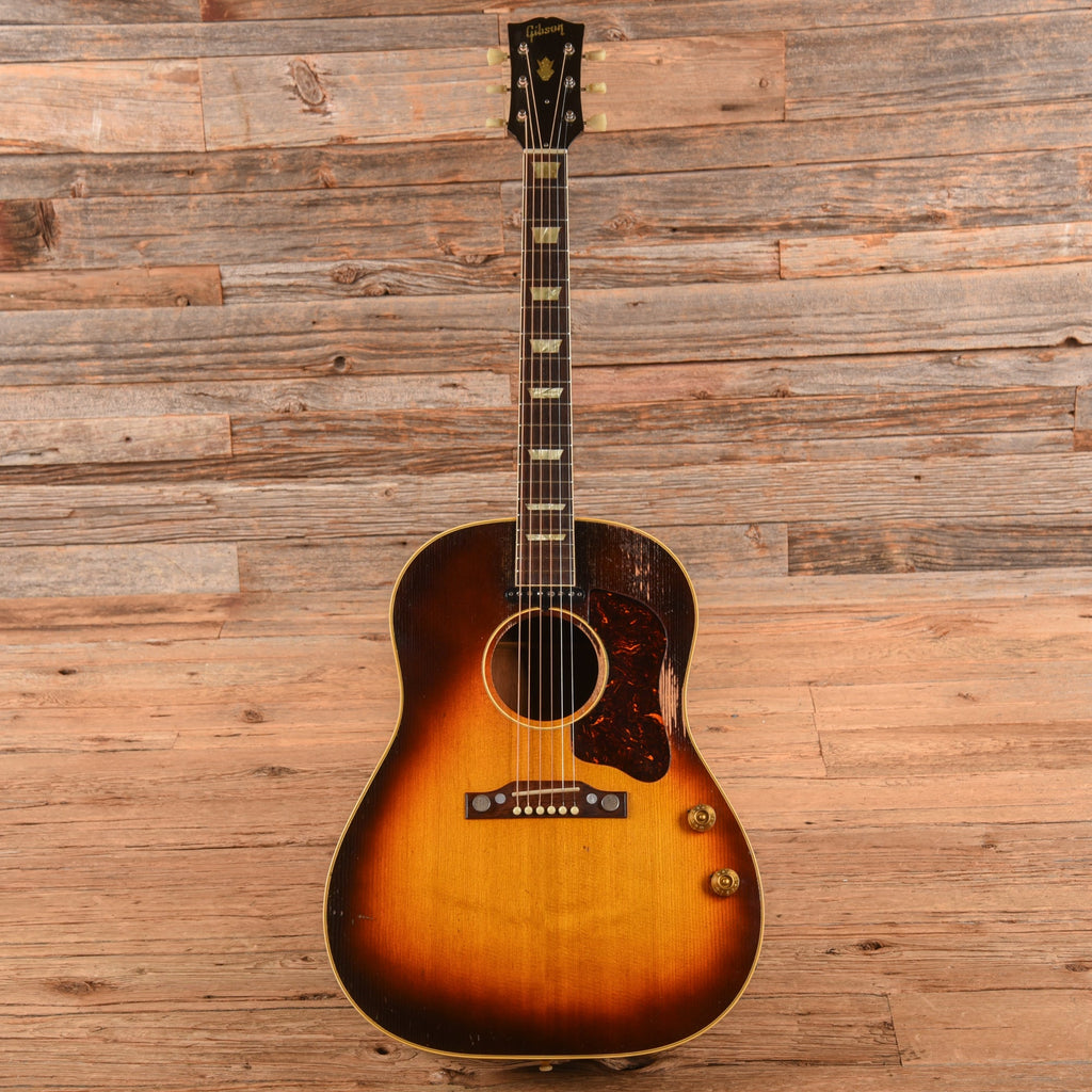 Gibson J-160E Sunburst 1955 - View 4 | MusicMarket