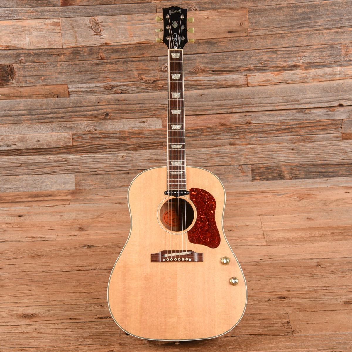 Gibson John Lennon J-160E Peace Model Natural 2007 - View 4 | MusicMarket