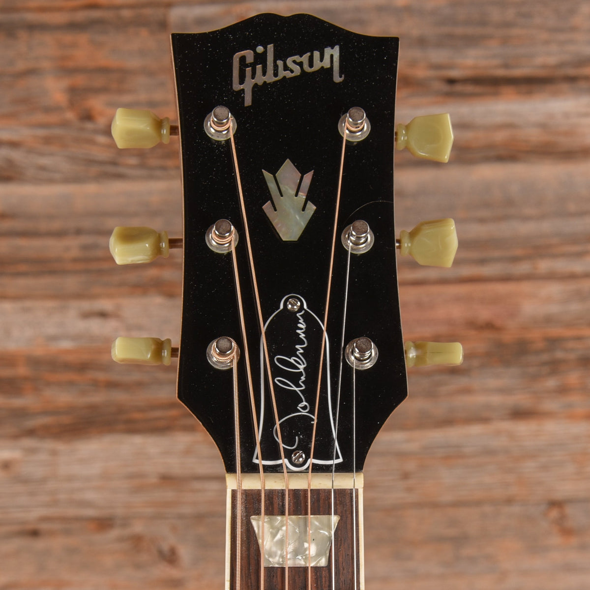 Gibson John Lennon J-160E Peace Model Natural 2007 - View 6 | MusicMarket